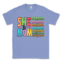 Colony Blue she is mom Classic Tee - JahusDesignShop