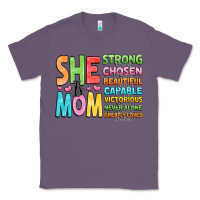 Lavender she is mom Classic Tee - JahusDesignShop