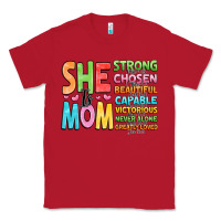 Red she is mom Classic Tee - JahusDesignShop