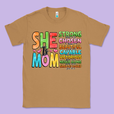 She Is Mom Classic Tee Designed By Jahusdesignshop