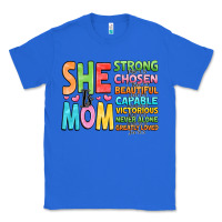 True Royal she is mom Classic Tee - JahusDesignShop