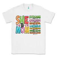 White she is mom Classic Tee - JahusDesignShop
