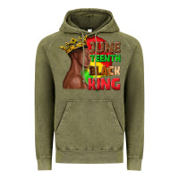 Vintage Olive juneteenth black king Vintage Hoodie - texasbilliewilder
