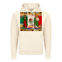 Vintage Artic mexico flag our lady of guadalupe san judas sunflower Vintage Hoodie - JahusDesignShop