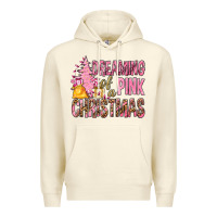 Sandshell Dreaming Of A Pink Christmas Premium Hoodie - BundleAndBundleShop