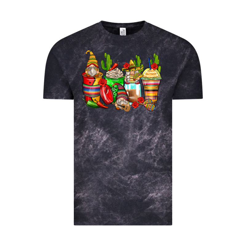 Mexican Gnomes Coffee Cups Vintage Tee by Zillion Design Studio | Teevron