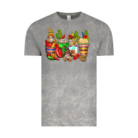 Cloud Rock mexican gnomes coffee cups Vintage Tee - Zillion Design Studio