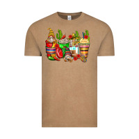 Vintage Coffee mexican gnomes coffee cups Vintage Tee - Zillion Design Studio