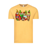 Vintage Mustard mexican gnomes coffee cups Vintage Tee - Zillion Design Studio