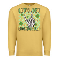 Antique Gold let's get shamrocked Premium Sweatshirt - MaliasSmallBusiness