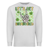 Dove Grey let's get shamrocked Premium Sweatshirt - MaliasSmallBusiness