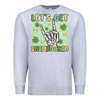 Heather Grey let's get shamrocked Premium Sweatshirt - MaliasSmallBusiness