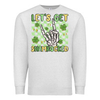 Oatmeal Heather let's get shamrocked Premium Sweatshirt - MaliasSmallBusiness