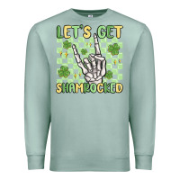 Seafoam let's get shamrocked Premium Sweatshirt - MaliasSmallBusiness