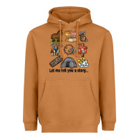 Meerkat let me tell you a story Heavyweight Hoodie - MaliasSmallBusiness