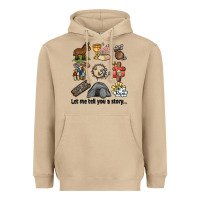 Mushroom let me tell you a story Heavyweight Hoodie - MaliasSmallBusiness