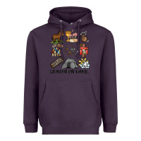 Plum let me tell you a story Heavyweight Hoodie - MaliasSmallBusiness