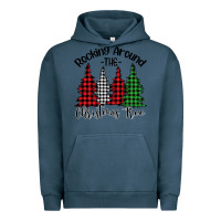 Pigment Midnight Navy Rockin' Around The Christmas Tree Urban Hoodie - Bettercallsaul