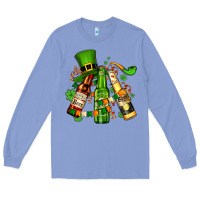 Colony Blue st patrick's beers flags and hat Long Sleeve Tee - AdoDesignShop