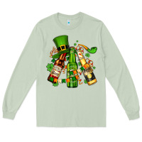 Matcha st patrick's beers flags and hat Long Sleeve Tee - AdoDesignShop