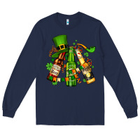 Navy st patrick's beers flags and hat Long Sleeve Tee - AdoDesignShop