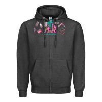 Charcoal Heather medical assistant elements Zipper Hoodie - AdoDesignShop