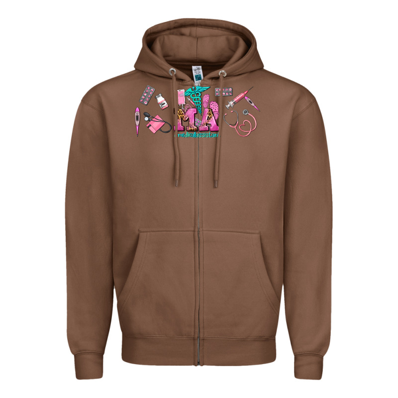Medical Assistant Elements Zipper Hoodie by AdoDesignShop | Teevron