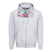 Heather Grey medical assistant elements Zipper Hoodie - AdoDesignShop