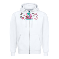 White medical assistant elements Zipper Hoodie - AdoDesignShop