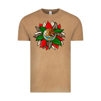 Vintage Camel mexican flag sunflower Vintage Tee - Zillion Design Studio