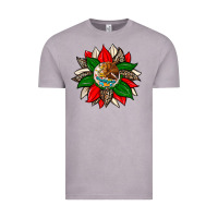 Vintage Zinc mexican flag sunflower Vintage Tee - Zillion Design Studio