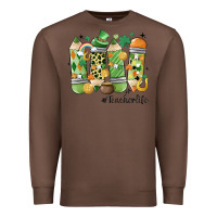 Chestnut retro patricks day teacher life Premium Sweatshirt - MaliasSmallBusiness