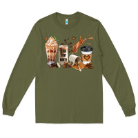Army Green black every month melanin coffee cups Long Sleeve Tee - JahusDesignShop