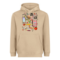 Mushroom can't talk right now doing teacher stuff Heavyweight Hoodie - MaliasSmallBusiness