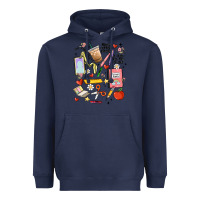 Navy can't talk right now doing teacher stuff Heavyweight Hoodie - MaliasSmallBusiness