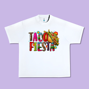 Taco Fiesta Urban Heavy Tee Designed By Cts Tumbler Store