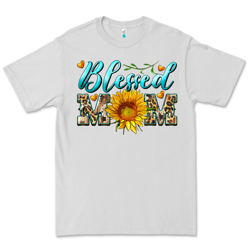 Blessed Mom With Sunflower Premium Tee by Artiststas | Teevron