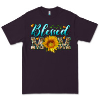 Plum blessed mom with sunflower Premium Tee - Artiststas