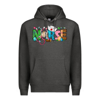 Charcoal Heather Easter Nurse Premium Hoodie - BundleAndBundleShop