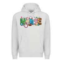 Dove Grey Easter Nurse Premium Hoodie - BundleAndBundleShop