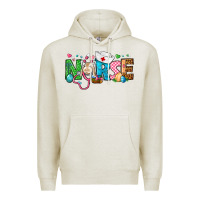 Oatmeal Heather Easter Nurse Premium Hoodie - BundleAndBundleShop