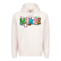 Pale Pink Easter Nurse Premium Hoodie - BundleAndBundleShop