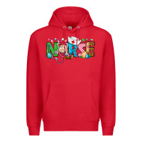 Red Easter Nurse Premium Hoodie - BundleAndBundleShop