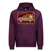 Mauve Wine Merry Christmas Truck Urban Hoodie - Bettercallsaul