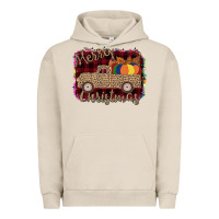 Pigment French Oak Merry Christmas Truck Urban Hoodie - Bettercallsaul