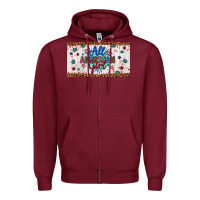 Burgundy all american girl Zipper Hoodie - Artiststas