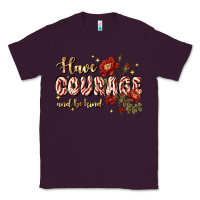 Plum have courage and be kind Classic Tee - JahusDesignShop