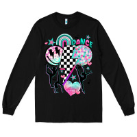 Black retro dance Long Sleeve Tee - JahusDesignShop