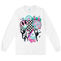 White retro dance Long Sleeve Tee - JahusDesignShop