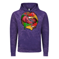 Cloud Purple juneteenth day lips Vintage Hoodie - texasbilliewilder